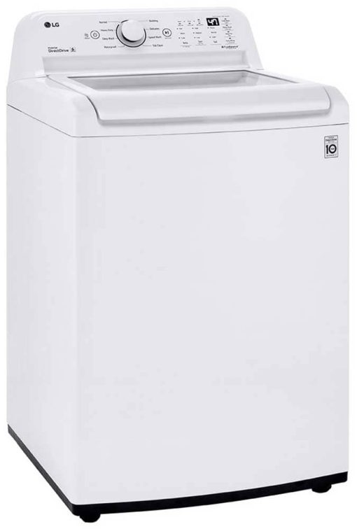 LG 4.3 Cu. Ft. White Ultra Large Capacity Top Load Washer With 4-Way Agitator & TurboDrum Technology - Image 4