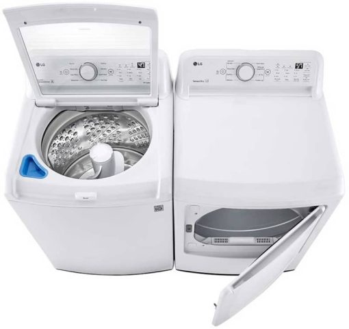 LG 4.3 Cu. Ft. White Ultra Large Capacity Top Load Washer With 4-Way Agitator & TurboDrum Technology - Image 12