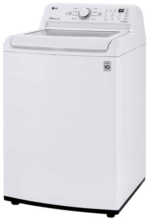 LG 4.3 Cu. Ft. White Ultra Large Capacity Top Load Washer With 4-Way Agitator & TurboDrum Technology - Image 3