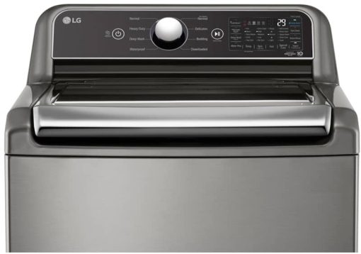 LG 5.5 Cu. Ft. Graphite Steel Top Load Washer With TurboWash 3D - Image 9