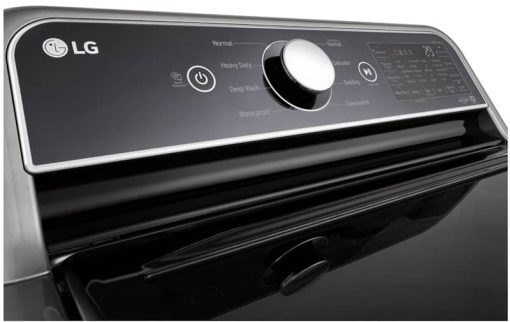 LG 5.5 Cu. Ft. Graphite Steel Top Load Washer With TurboWash 3D - Image 10