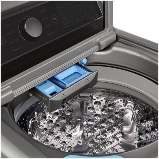 LG 5.5 Cu. Ft. Graphite Steel Top Load Washer With TurboWash 3D - Image 11