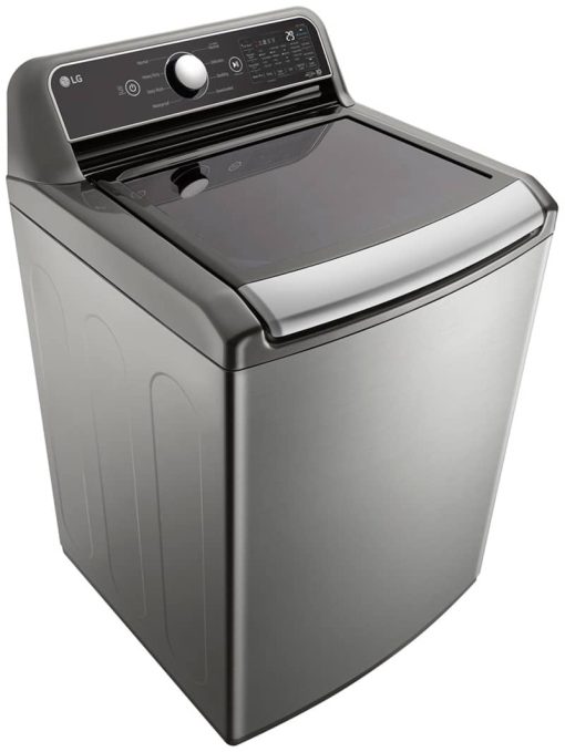 LG 5.5 Cu. Ft. Graphite Steel Top Load Washer With TurboWash 3D - Image 4