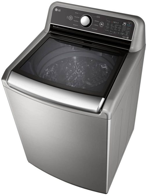 LG 5.5 Cu. Ft. Graphite Steel Top Load Washer With TurboWash 3D - Image 3