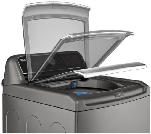 LG 5.5 Cu. Ft. Graphite Steel Top Load Washer With TurboWash 3D - Image 8