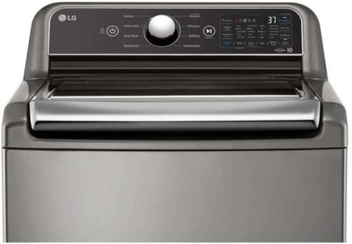 LG 5.3 Cu. Ft. Graphite Steel Top Load Washer With 4-Way Agitator & TurboWash3D Technology - Image 11