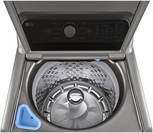 LG 5.3 Cu. Ft. Graphite Steel Top Load Washer With 4-Way Agitator & TurboWash3D Technology - Image 15
