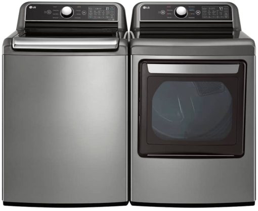 LG 5.3 Cu. Ft. Graphite Steel Top Load Washer With 4-Way Agitator & TurboWash3D Technology - Image 16