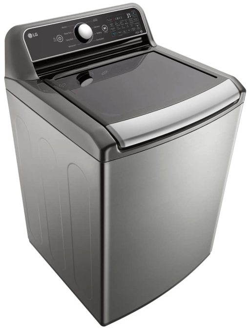 LG 5.3 Cu. Ft. Graphite Steel Top Load Washer With 4-Way Agitator & TurboWash3D Technology - Image 4