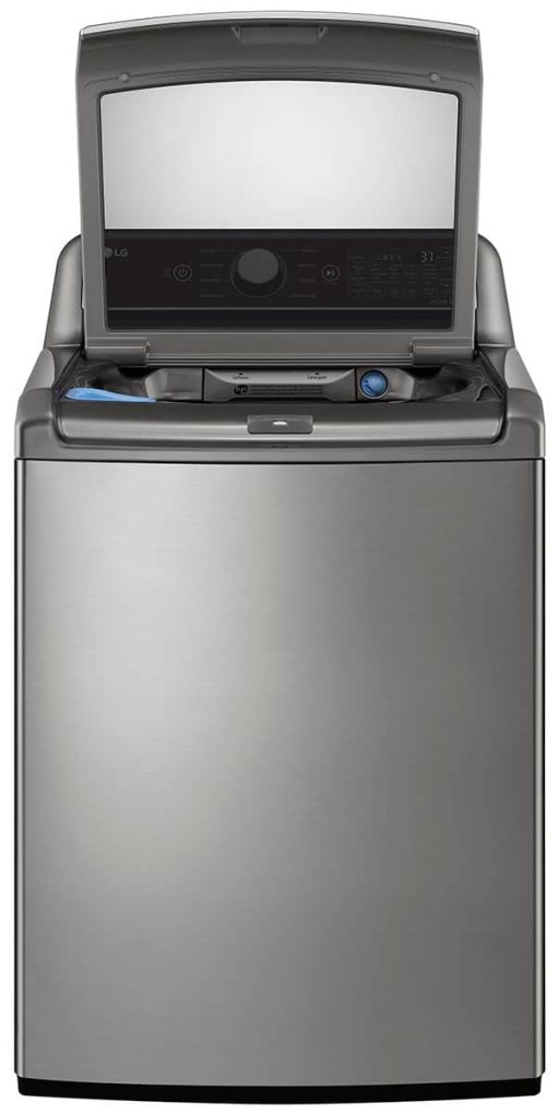 LG 5.3 Cu. Ft. Graphite Steel Top Load Washer With 4-Way Agitator & TurboWash3D Technology - Image 2