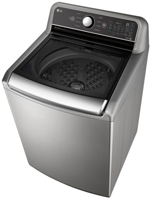 LG 5.3 Cu. Ft. Graphite Steel Top Load Washer With 4-Way Agitator & TurboWash3D Technology - Image 3