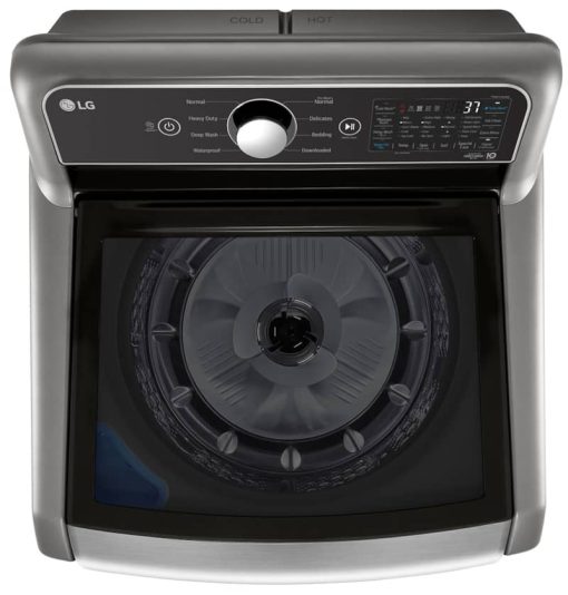 LG 5.3 Cu. Ft. Graphite Steel Top Load Washer With 4-Way Agitator & TurboWash3D Technology - Image 6