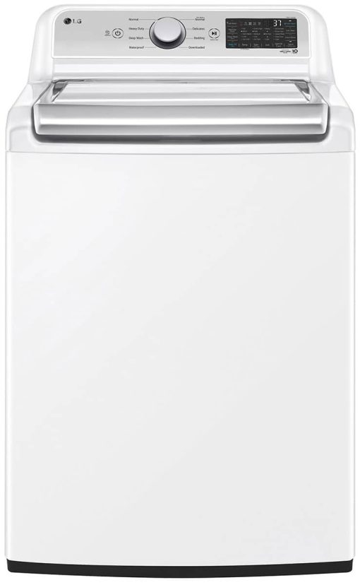 LG 5.3 Cu. Ft. White Top Load Washer With 4-Way Agitator & TurboWash3D Technology