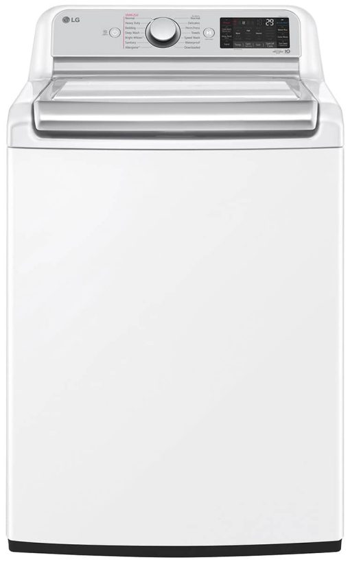 LG 5.5 Cu. Ft. White Top Load Washer With TurboWash3D