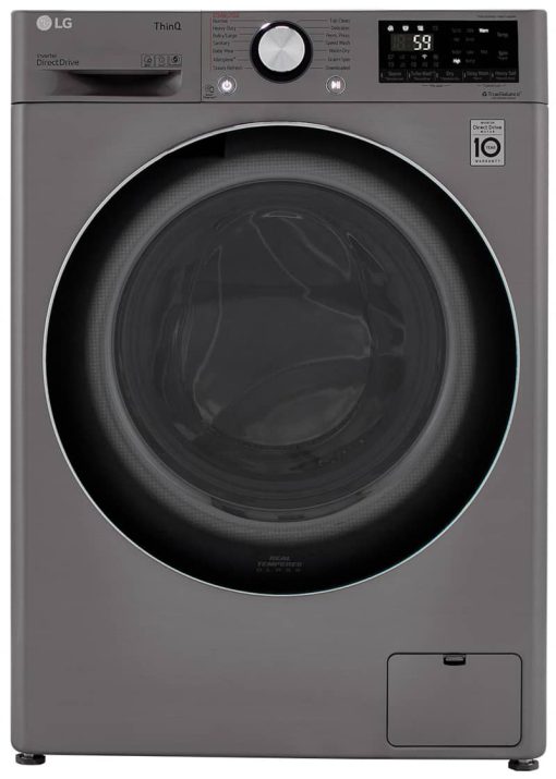 LG 2.4 Cu. Ft. Graphite Steel Compact Front Load Washer & Dryer Combo
