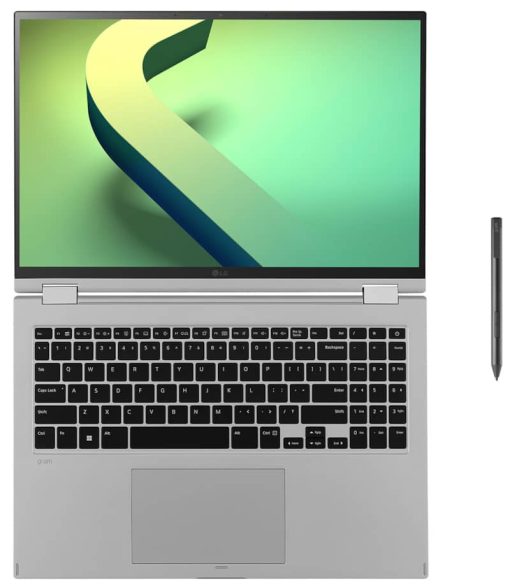 LG gram 16" Quartz Silver 2-In-1 Laptop Intel i7-1260P 16GB RAM 2TB SSD, Intel Xe Graphics - Image 2