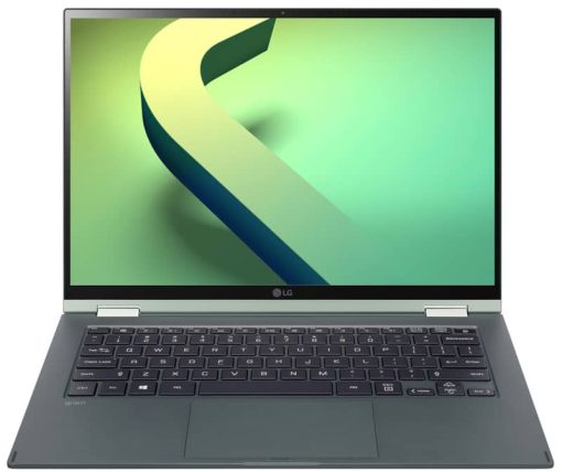 LG gram 14" Topaz Green 2-In-1 Laptop Intel i7-1260P 16GB RAM 1TB SSD, Intel Xe Graphics