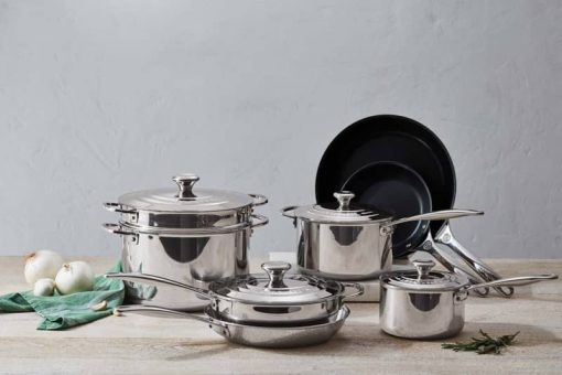 Le Creuset 12-Piece Stainless Steel Cookware Set - Image 2