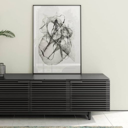 BDI Corridor 8173 Charcoal Stained Ash Low Profile Cabinet - Image 4