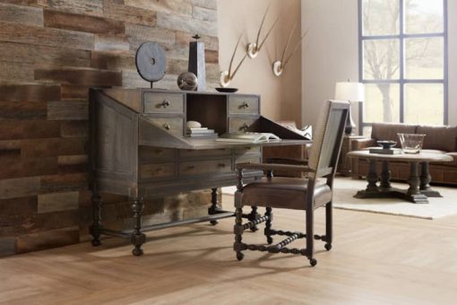 Hooker Furniture Home Office Hill Country Boerne Ranch Managers Desk - Image 5