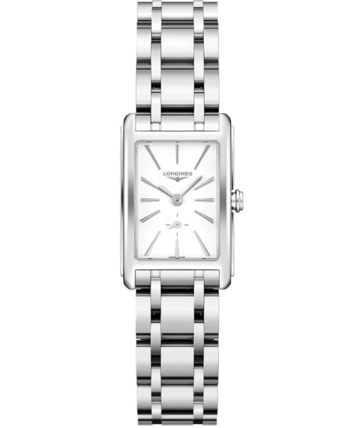 Longines DolceVita Quartz White Matt Dial, Stainless Steel Watch, 20.80mm x 32mm