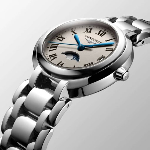 Longines Primaluna Silver Dial Stainless Steel Bracelet Watch, 30mm - Image 2