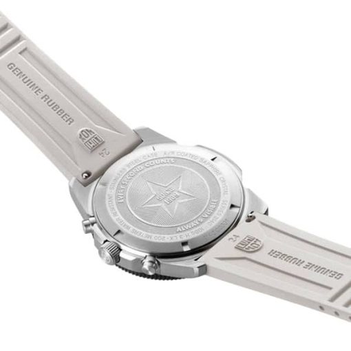 Luminox Pacific Diver Chronograph Black Dial White Rubber Strap Diver Watch, 44mm - Image 6