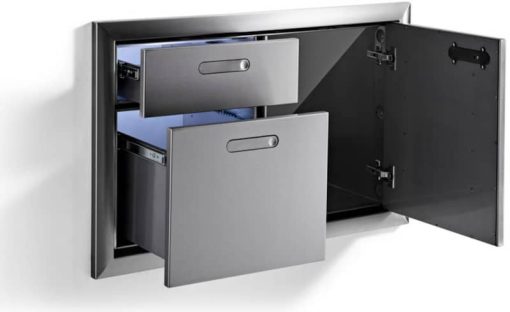 Lynx 36" Stainless Steel Ventana Access Door & Double Drawer Combination - Image 4