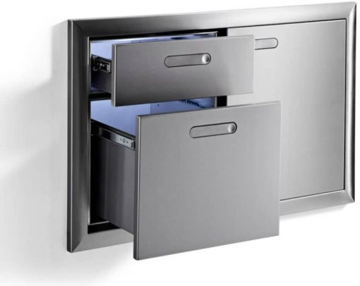 Lynx 36" Stainless Steel Ventana Access Door & Double Drawer Combination - Image 3