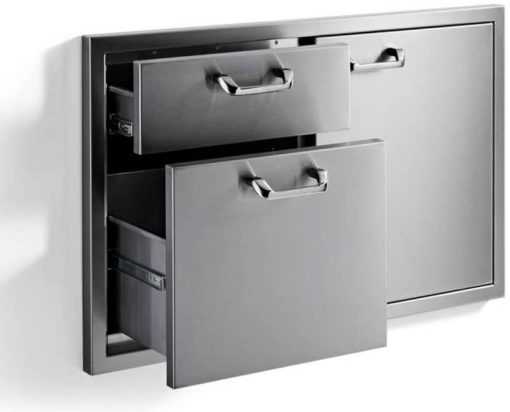 Lynx 36" Stainless Steel Classic Access Door & Double Drawer Combination - Image 3