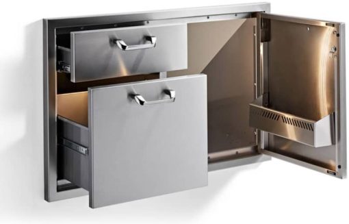 Lynx 36" Stainless Steel Classic Access Door & Double Drawer Combination - Image 4