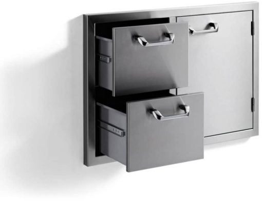 Lynx 30" Stainless Steel Sedona Door Drawer Combination - Image 3