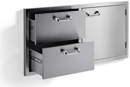 Lynx 42" Stainless Steel Sedona Door Drawer Combination - Image 3