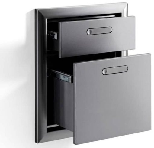Lynx 19" Stainless Steel Ventana Extra Large Double Drawers - Image 3