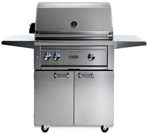 Lynx Professional 30" Stainless Steel Freestanding Natural Gas Grill With All Trident Infrared Burners And Rotisserie