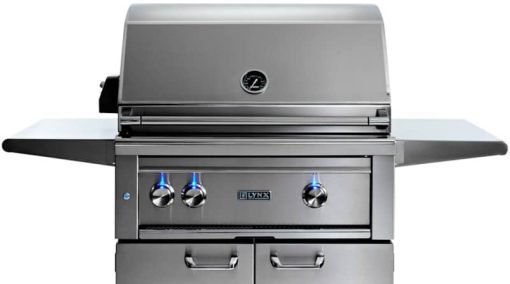 Lynx Professional 30" Stainless Steel Freestanding Natural Gas Grill With All Trident Infrared Burners And Rotisserie - Image 4