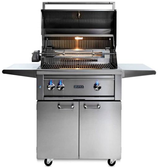 Lynx Professional 30" Stainless Steel Freestanding Natural Gas Grill With All Trident Infrared Burners And Rotisserie - Image 3
