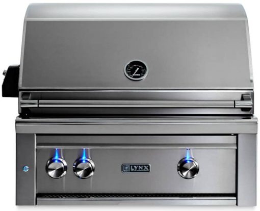 Lynx Professional 30" Stainless Steel Built-In Liquid Propane Gas Grill With All Trident Infrared Burners And Rotisserie