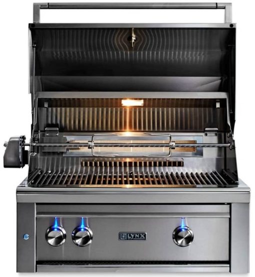 Lynx Professional 30" Stainless Steel Built-In Liquid Propane Gas Grill With All Trident Infrared Burners And Rotisserie - Image 3