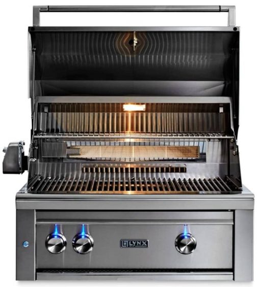 Lynx Professional 30" Stainless Steel Built-In Natural Gas Grill With All Trident Infrared Burners And Rotisserie - Image 2