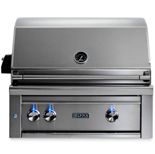 Lynx Professional 30" Stainless Steel Built-In Natural Gas Grill With All Ceramic Burners And Rotisserie