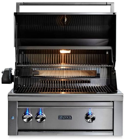 Lynx Professional 30" Stainless Steel Built-In Natural Gas Grill With All Ceramic Burners And Rotisserie - Image 2