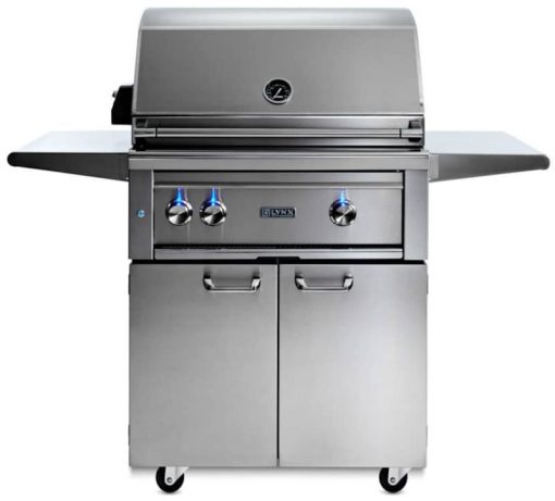Lynx Professional 30" Stainless Steel Liquid Propane Gas Grill With 1 Trident Infrared Burner And 1 Ceramic Burner And Rotisserie