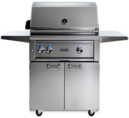 Lynx Professional 30" Stainless Steel Natural Gas Grill With 1 Trident Infrared Burner And 1 Ceramic Burner And Rotisserie