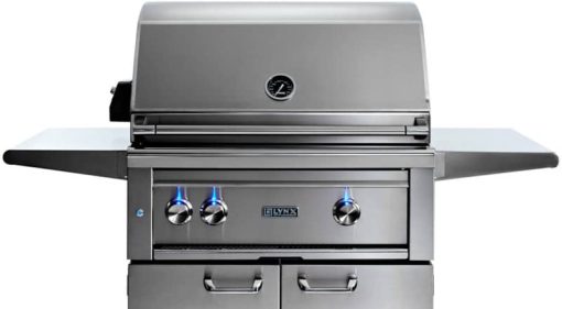 Lynx Professional 30" Stainless Steel Natural Gas Grill With 1 Trident Infrared Burner And 1 Ceramic Burner And Rotisserie - Image 4