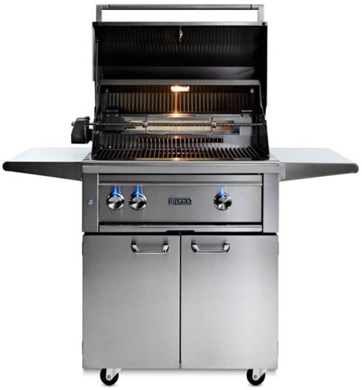 Lynx Professional 30" Stainless Steel Natural Gas Grill With 1 Trident Infrared Burner And 1 Ceramic Burner And Rotisserie - Image 3