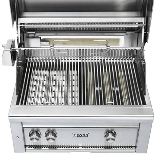 Lynx Professional 30" Stainless Steel Built-In Natural Gas Grill With 1 Trident Infrared Burner And 1 Ceramic Burner And Rotisserie - Image 4