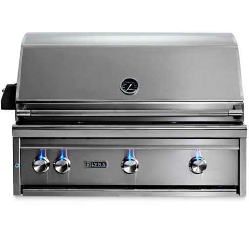 Lynx Professional 36" Stainless Steel Built-In Liquid Propane Gas Grill With All Trident Infrared Burners And Rotisserie