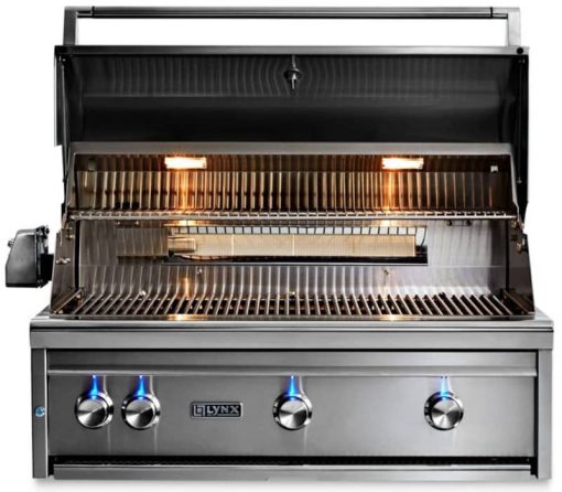 Lynx Professional 36" Stainless Steel Built-In Liquid Propane Gas Grill With All Trident Infrared Burners And Rotisserie - Image 2
