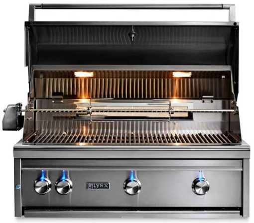 Lynx Professional 36" Stainless Steel Built-In Liquid Propane Gas Grill With All Trident Infrared Burners And Rotisserie - Image 3
